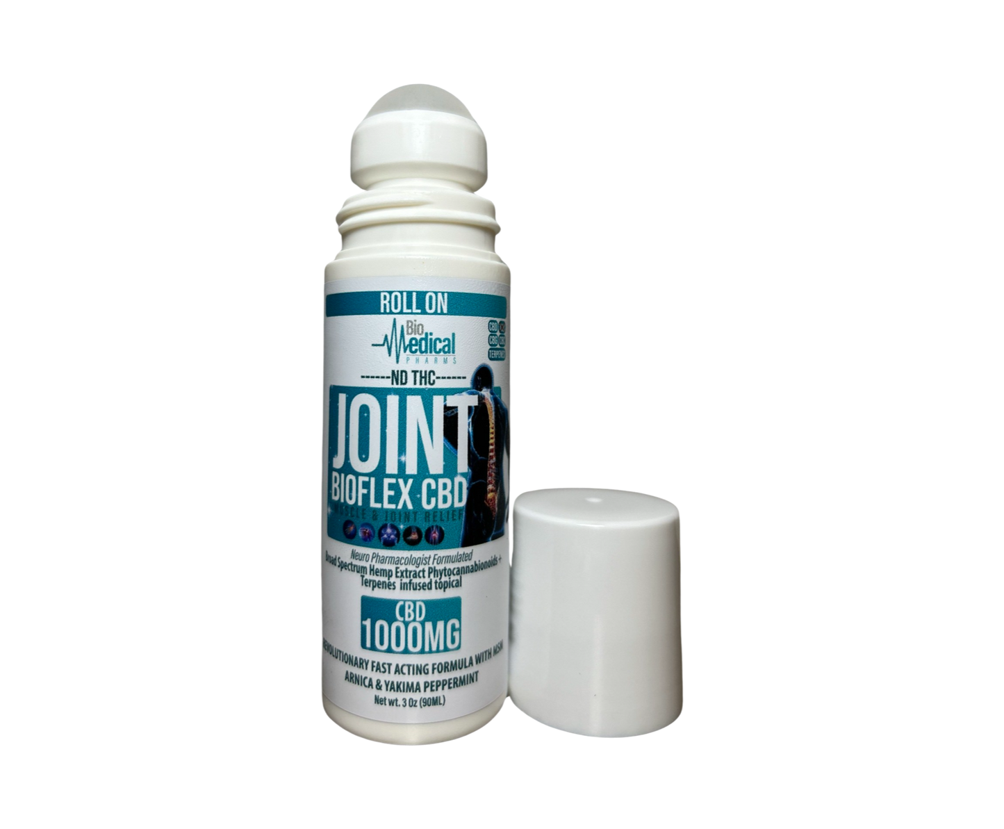 Say Good Buy to Joint Pain : BioFlex Maximum Arthritis Pain Relief Roll-on-1000mg